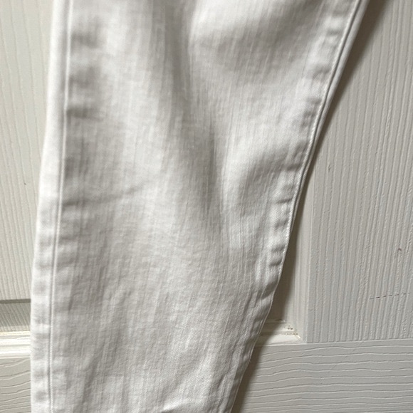 FRAME Denim London - Los Angeles Le High Skinny White Distressed Button-up sz 31 - Picture 3 of 9